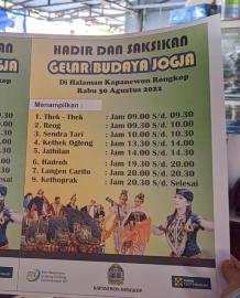 Hadir dan Saksikan Gelar Budaya Jogja di Kapanewon Rongkop